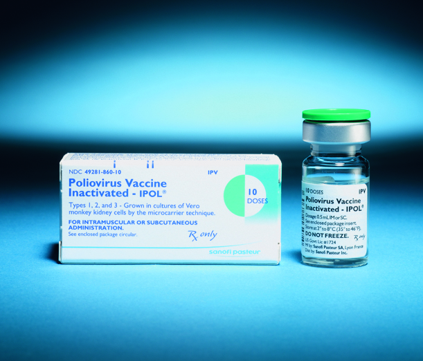 IPOL® Polio Vaccine Indicated for People 6 Weeks of Age and Older 40 Unit - 8 Unit - 32 Unit / 0.5 mL Injection Multiple-Dose Vial 5 mL by Sanofi Pasteur (Aventis)  ID 49281-0860-10